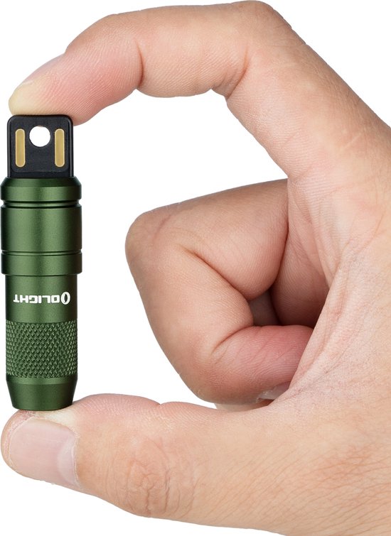 Olight USB Keychain Mini lampe de poche verte rechargeable lampe torche de  poche