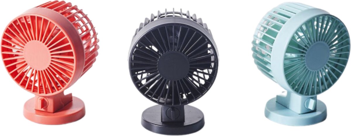 Opulfy - Ventilator - Mini ventilator - Fan - Waaier - Stille ventilator - Ventilator staand - USB ventilator - Waaier ventilator - Kleine ventilator - Tafelventilator