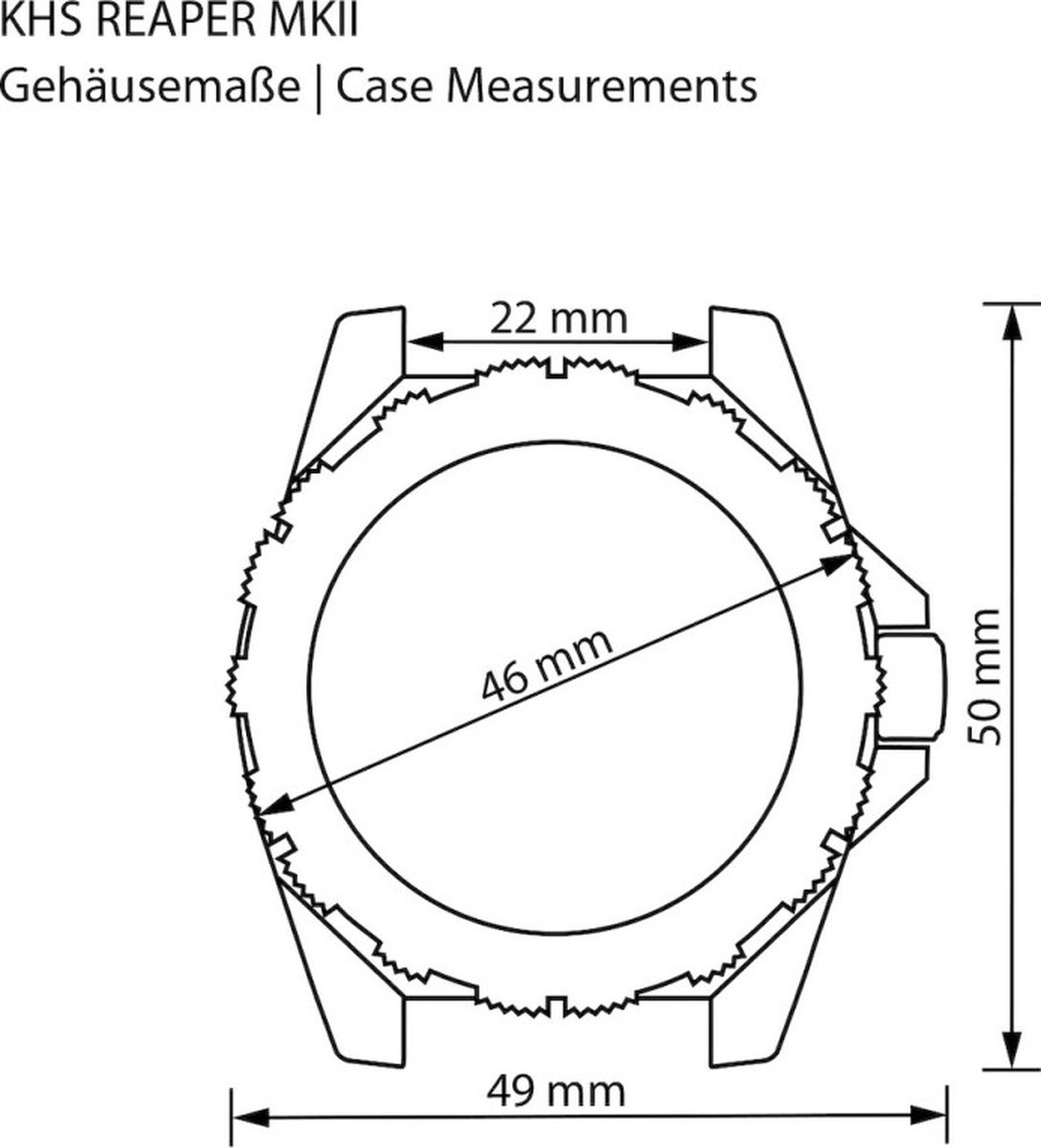 KHS Orologio Da Uomo RE2F.NB Con Cassa In NEOCARB Ultraleggero, Impermeabile 10 Bar E Luci H3 Trigalight - 2