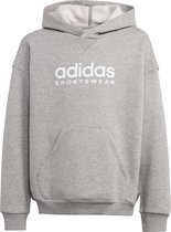 adidas Sportswear Fleece Sweat à capuche Kids - Enfants - Grijs- 176