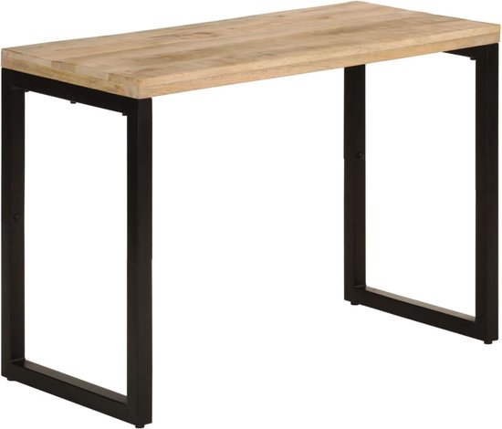 vidaXL-Table à manger-110x50x76-cm-bois de manguier massif