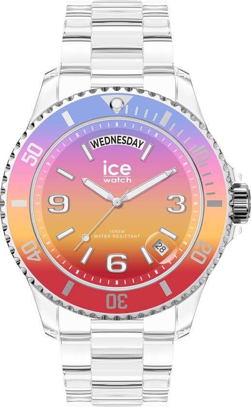 Ice Watch Ice Clear Sunset - Montre Energy 021436 - Plastique - Transparent - Ø 40 mm
