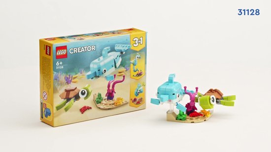 LEGO Creator Dolfijn en Schildpad - 31128 | bol