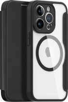 Dux Ducis - iPhone 14 Pro Hoesje - Geschikt voor Magsafe - Book Case - Zwart