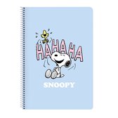 Notitieboekje Snoopy Imagine Blauw A4 80 Lakens