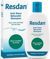 Resdan Anti-Roos Shampoo Normaal tot Vet Haar 125 ml (6x125 ml)