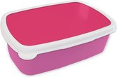 Broodtrommel Roze - Lunchbox Karmijn - Kleuren - Palet - Roze - Brooddoos 18x12x6 cm - Brood lunch box - Broodtrommels voor kinderen en volwassenen