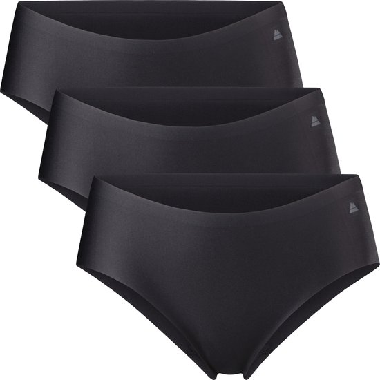 DANISH ENDURANCE Culotte de bikini pour femme avec ceinture élastique - Katoen Bio confortable - 3 paires - Taille L