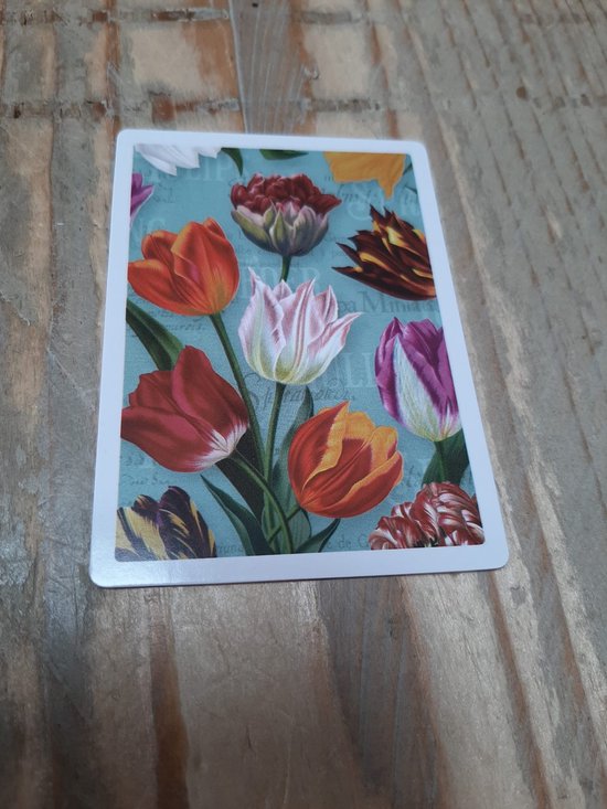 Afbeelding van het spel Speelkaarten Holland tulpen groen