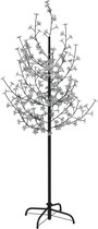 vidaXL Arbre à fleurs de cerisier 200 LED Blanc chaud 180 cm