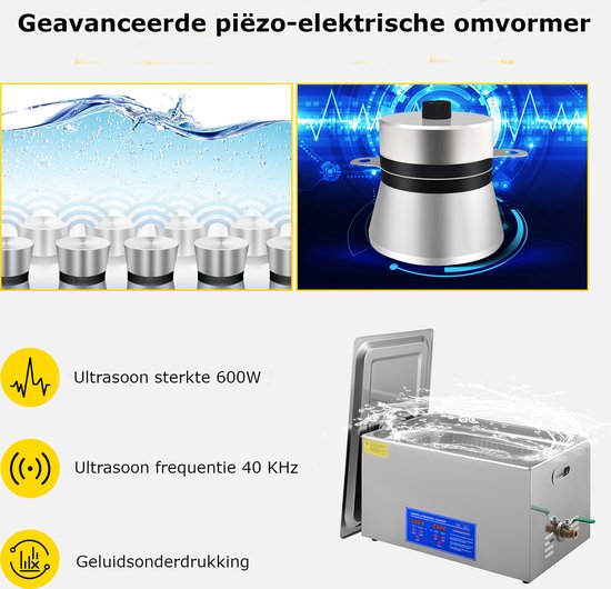 Ultrasonic Cleaning Device Ultrasonic Cleaner 450 ml, 45000