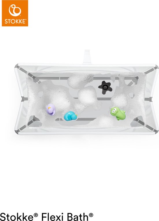 Stokke® Flexi Bath® X-Large set - Flexi Bath® XL + Newborn Support - Wit van Stokke — afbeelding 4