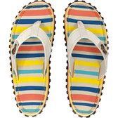 Gumbies Teenslippers | Unisex | Beach Chair | Rood/ Blauw/Geel/Wit | Maat 46