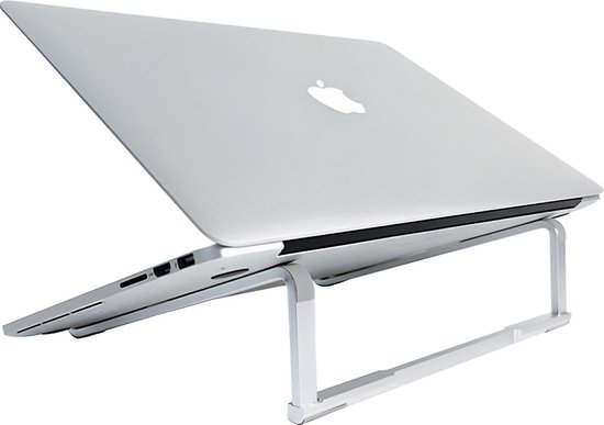 UGREEN Steel Laptop Stand Foldable Ventilated Laptop Stand Adjustable Laptop Holder Compatible with 11-16 inch PC, Silver