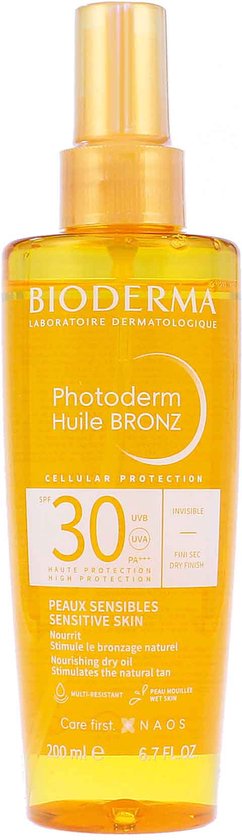 Bioderma Photoderm Tanning Oil Spf30 - Zonnebrand - 200 ml