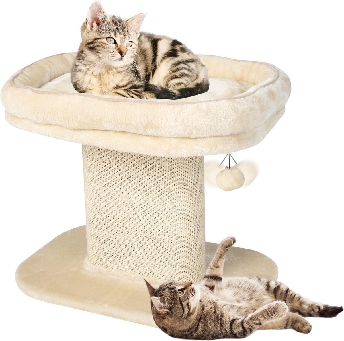 PETEPELA Kleine krabpaal voor grote volwassen katten met breed bovenste
