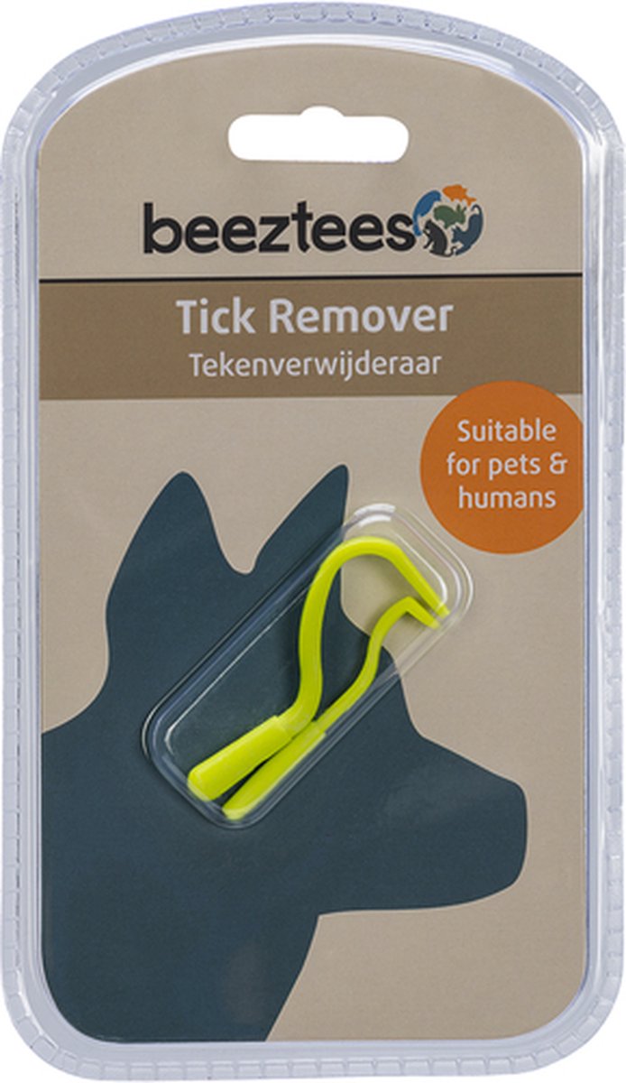 Beeztees Tekenverwijderaar - Hond - Plastic - Groen - 2ST