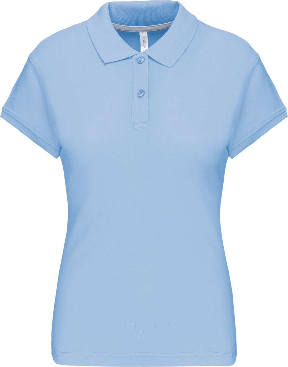 Kariban Damespolo korte mouwen K242 - sky blue - L