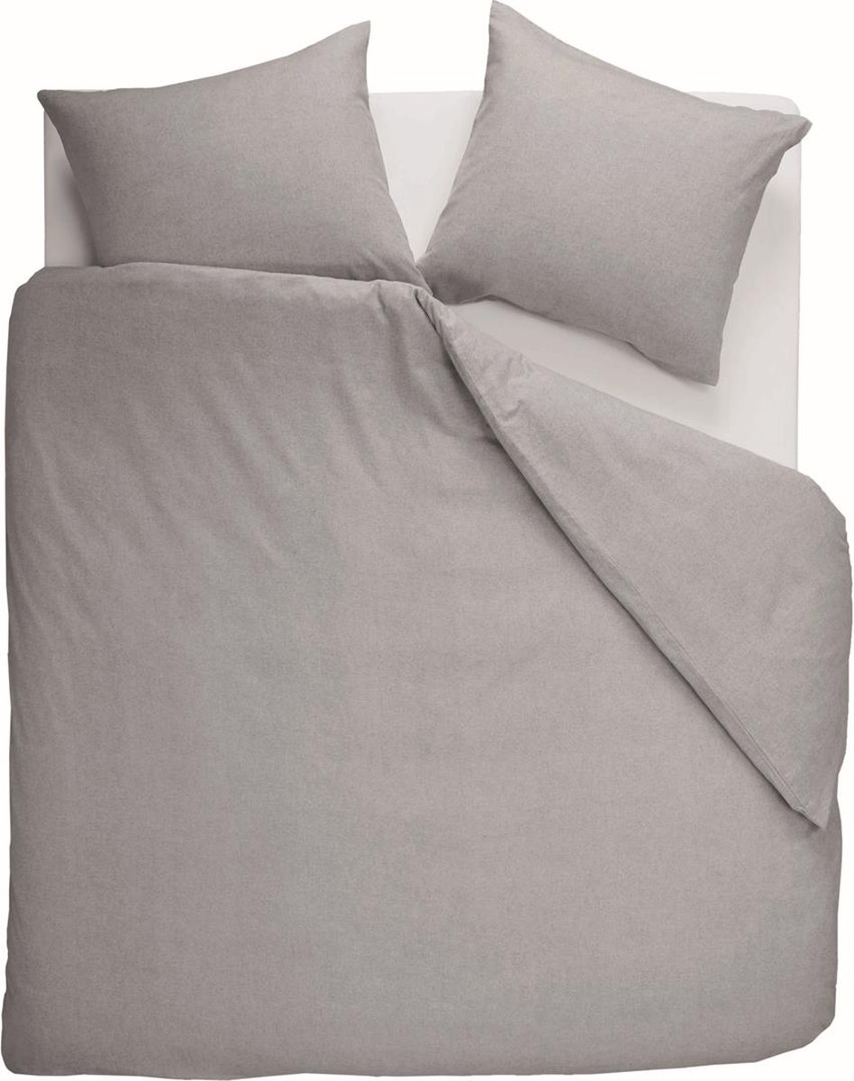 Beddinghouse Frost dekbedovertrek - Lits-Jumeaux - 240x200/220 - Licht grijs