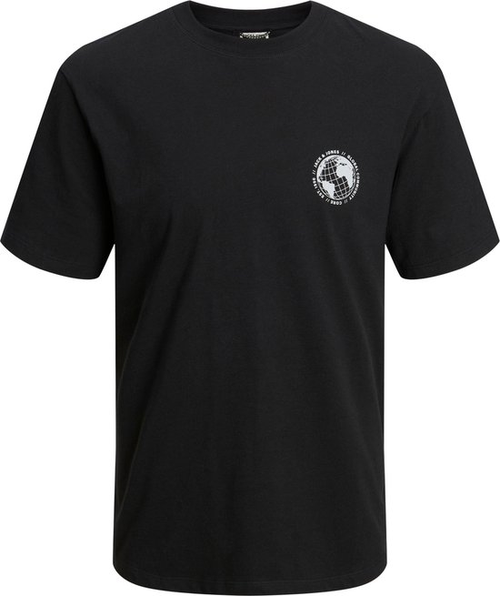 Jack & Jones T-shirt Jcofilo Tee Ss Crew Neck Aw23 Sn 12240279 Black Mannen Maat - L