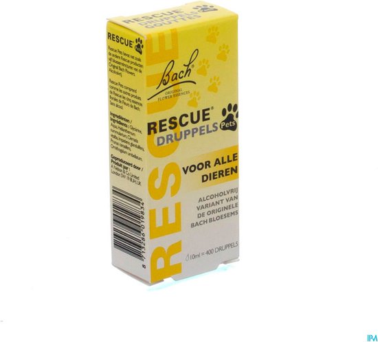 Bach Rescue Remedy Pets Druppels - Dieren Antistressmiddel - 10 ml