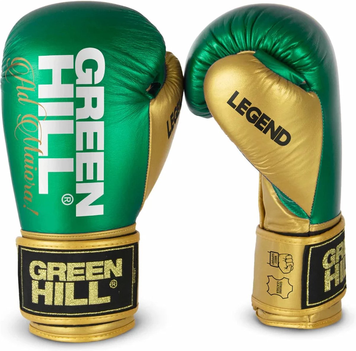 Green Hill Legend Platinum - Leer - Groen met goud (Beschikbaar in verschillende maten)