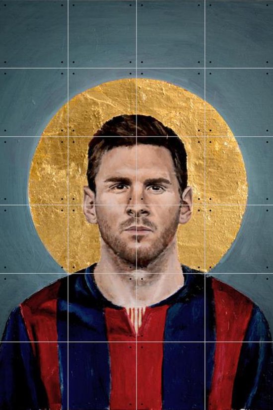 IXXI Lionel Messi FCB - Wanddecoratie - Sport - 80 x 120 cm
