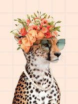 IXXI Royal Cheetah - Wanddecoratie - Speels - 120 x 160 cm