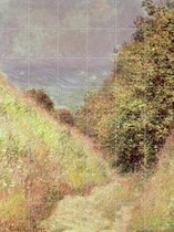 IXXI Chemin de la Cavee at Pourville - Claude Monet - Wanddecoratie - 160 x 120 cm