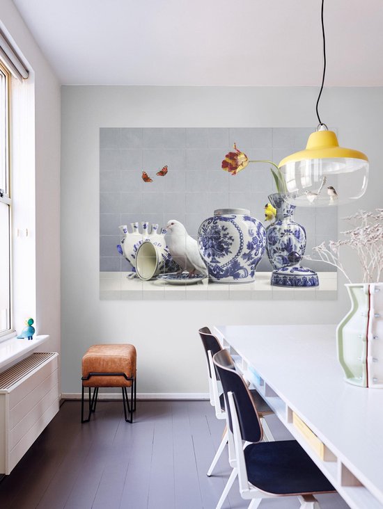 IXXI Royal white, Sander van Laar - 140 x 100 cm - Gratis ophangtool - Grote wanddecoratie en posters - Klassiek, Fotografie, Decoratieve kunsten