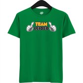 Team Leider | Vrijgezellenfeest Cadeau Man / Vrouw - Bride / Groom To Be Bachelor Party - Grappig Bruiloft Bruid / Bruidegom shirt - T-Shirt - Unisex - Kelly Groen - Maat L