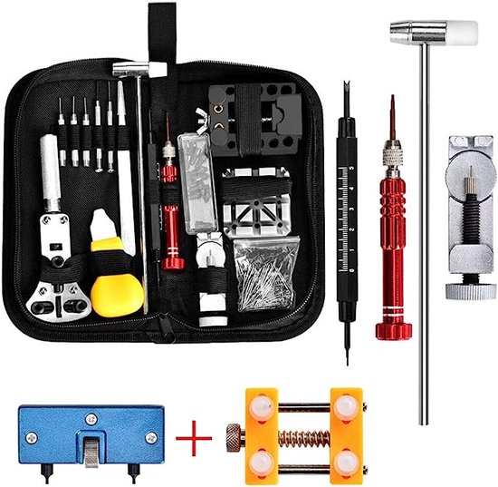 horloge reparatie kit, horloge gereedschap, tas, horloge gereedschap met horloges,...