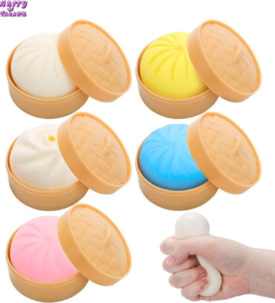 Jouet Anti Stress Spongieux Au Bureau, 6 Pcs Jouet à Presser Spongi