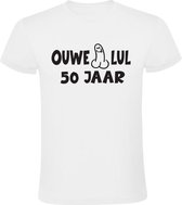 Ouwe lul 50 jaar Heren T-shirt - verjaardag - 50e verjaardag - jarig - vader - papa - vijftig - abraham - grappig - cadeau