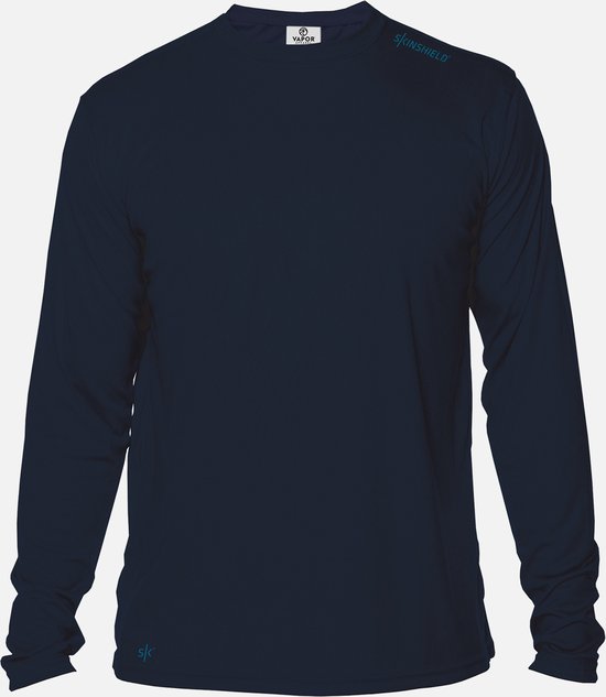 SKINSHIELD - UV-Shirt met lange mouwen voor heren - Navy