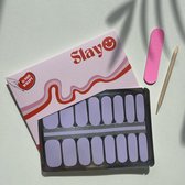 Slayo© - Nagelstickers - Lavish Lilac - Nail Wraps - Nagel Stickers - Nail Art - GEEN UV lamp nodig