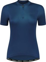 Rogelli Core Fietsshirt Dames - Korte Mouwen - Wielrenshirt - Donkerblauw - Maat XL