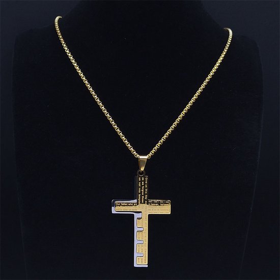 Donley - Ketting - cross- kruis - jesus - cubaans - don - goud - gold - thy kingdom come