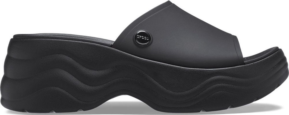 Crocs Skyline - Dames Platform Klap - Zwarte - 39-40 - Comfort