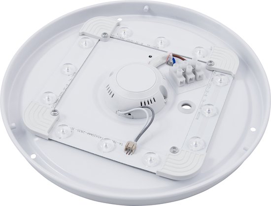 Plafondlamp LED ''illumi'' - Plafonniere 24W - Led lamp 1700lm - Binnenlamp Ø38cm - Ronde lamp 3000K, Warm Wit - Dimbaar