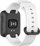 Siliconen bandje - geschikt voor Xiaomi Mi Watch Lite - wit