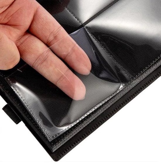 ProCase 2-pack verzamelkaartenmap met zijlabel; bevat 360