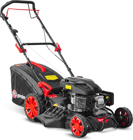  - ELEM GARDEN TECHNIC - GRASMAAIER - 173 CC - WERKBREEDTE 508 MM - GETROKKEN THERMISCHE MAAIER MET ZIJ-UITWORP EN MULCHING