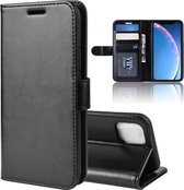 iPhone 11 Hoesje - MobyDefend Wallet Book Case (Sluiting Achterkant) - Zwart - GSM Hoesje - Telefoonhoesje Geschikt Voor Apple iPhone 11