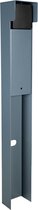 Buitenstopcontact - Glampère New Hydro - Pro+ - Grijs - Tuinpaaltje met enkel stopcontact penaarde, kabeldoos, afdekkap en installatiedraad - 1 wartel - IP55 - 65cm