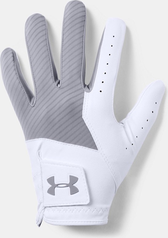 Under Armour Heren Golfhandschoen Medal Wit/Grijs Linker handschoen (rechtshandige speler)