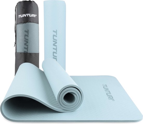 Tapis de yoga Tunturi 8mm - Tapis de yoga - Tapis de sport Extra épais -  180x60x0,8 cm