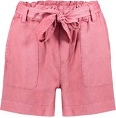 Geisha Broek Paperbag Shorts Belt 31016 10 Pink Dames Maat - M
