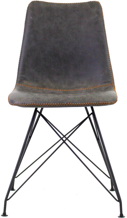 Hoekbank Sirpio L kunstleer vintage antraciet 330x230 cm variabele