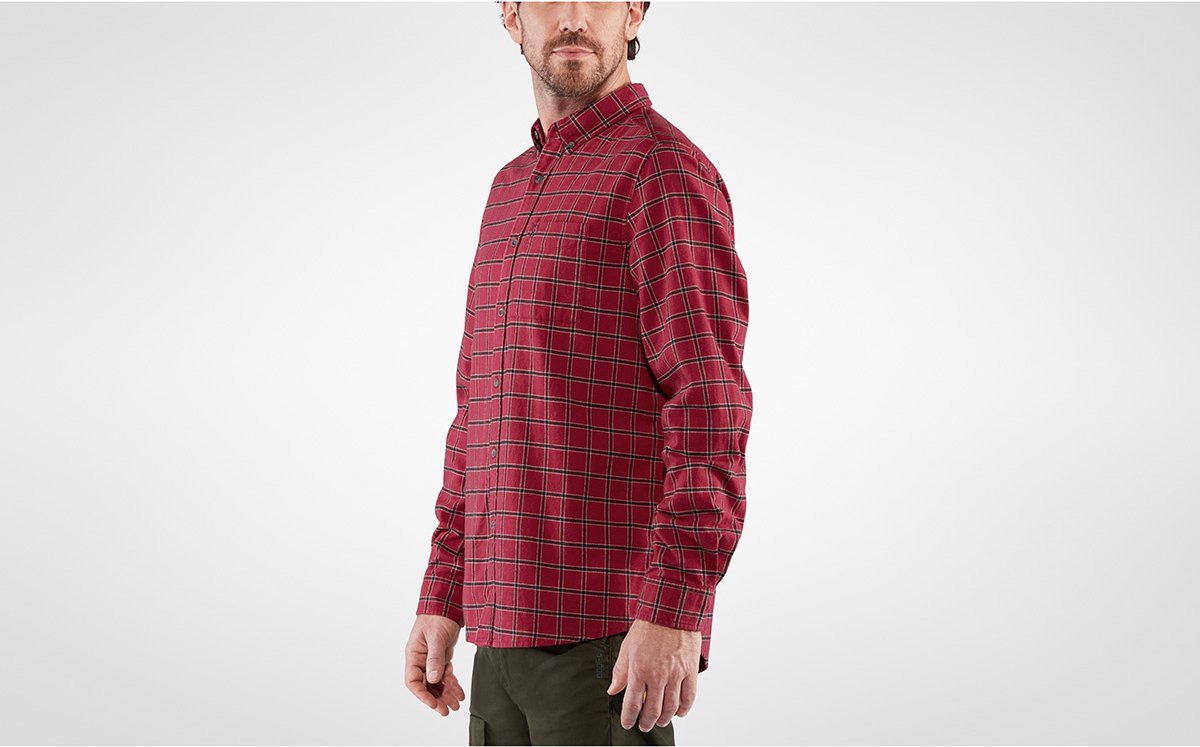 Fjällräven Övik Flannel Overhemd Met Lange Mouwen Veelkleurig S Man Blauw